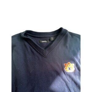 Auburn Tigers Ashworth Sweater Vest Golf Pullover Embroidered Cotton Men’s L